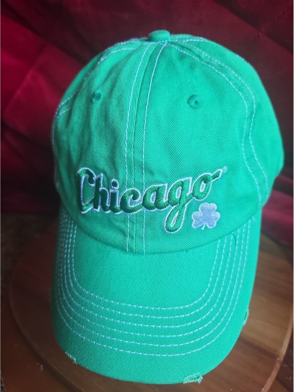 Chicago White Sox Sga Green St. Patricks 2012 Baseball Distressed HAT